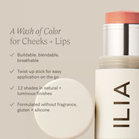 ILIA Multi-Stick Blush, Lábios e Olhos