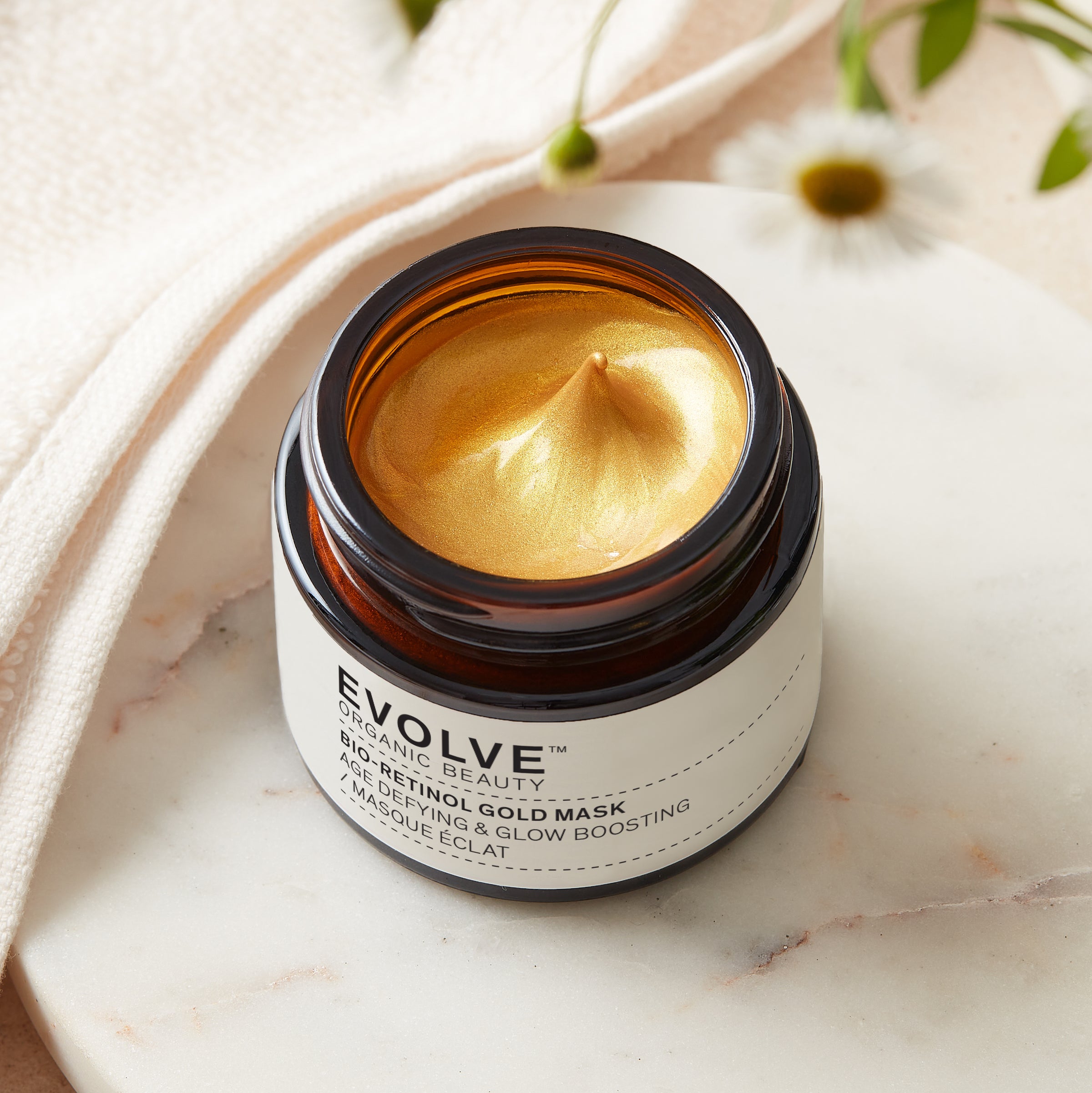 Evolve Bio-Retinol Gold Face Mask
