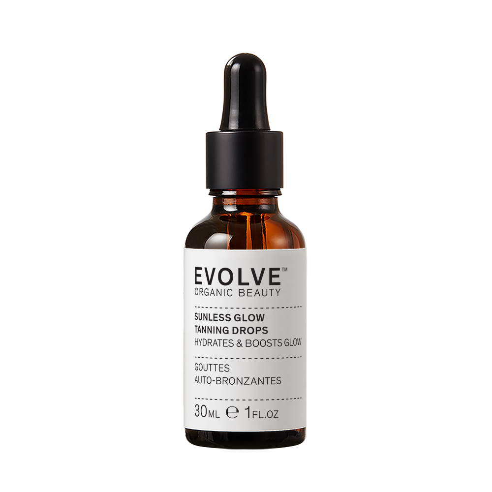 Sunless glow tanning drops 